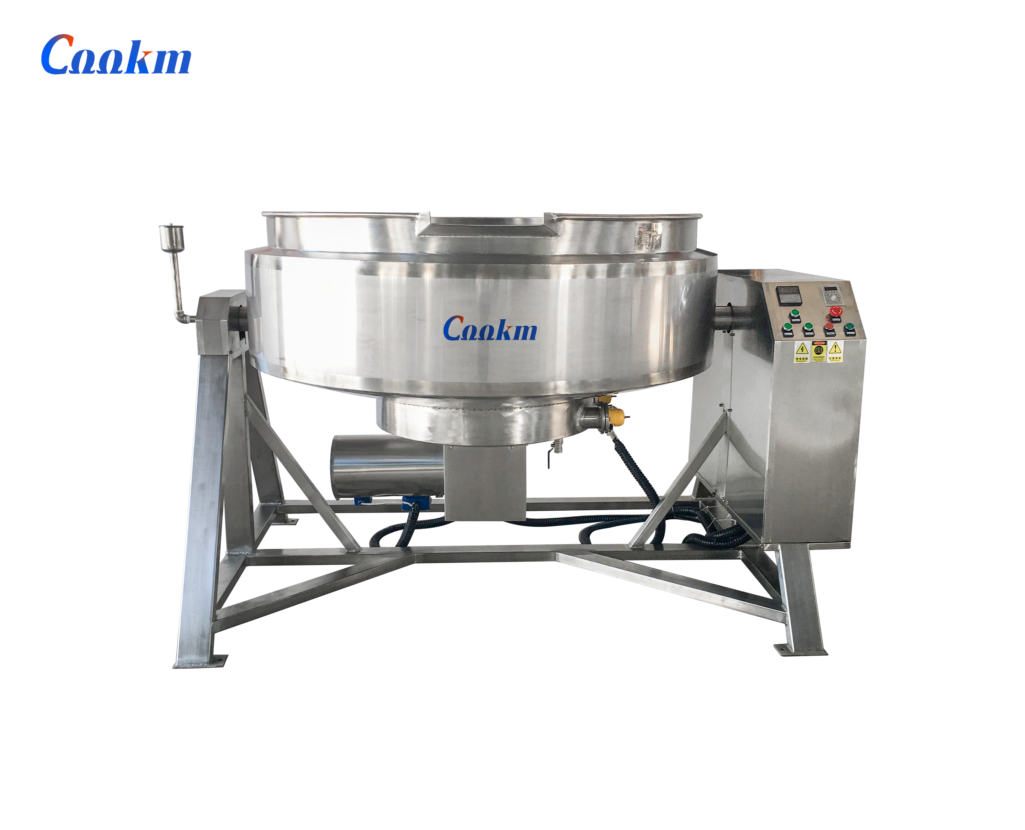Tiltable mixing wok