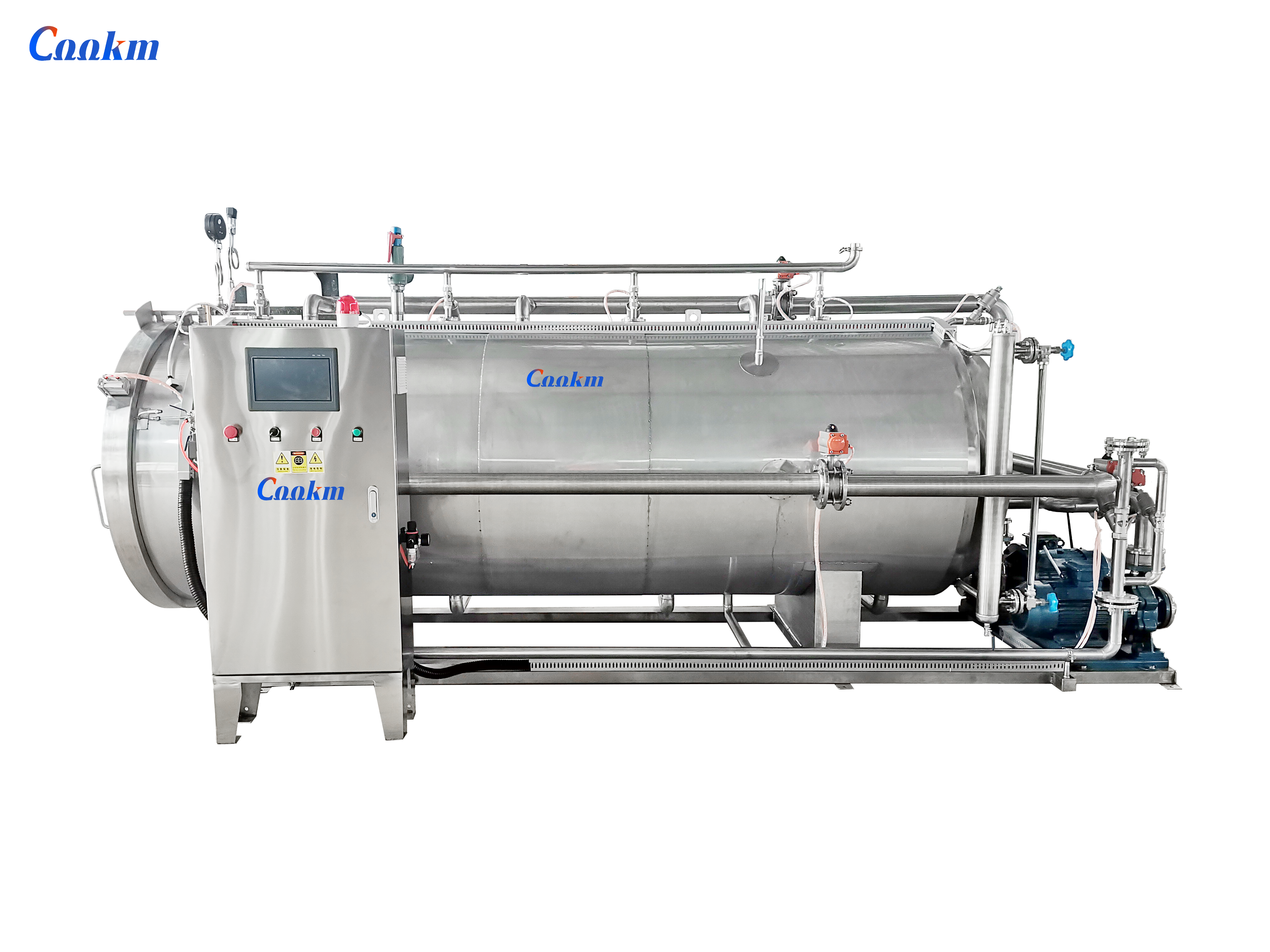 Steam sterilization retort