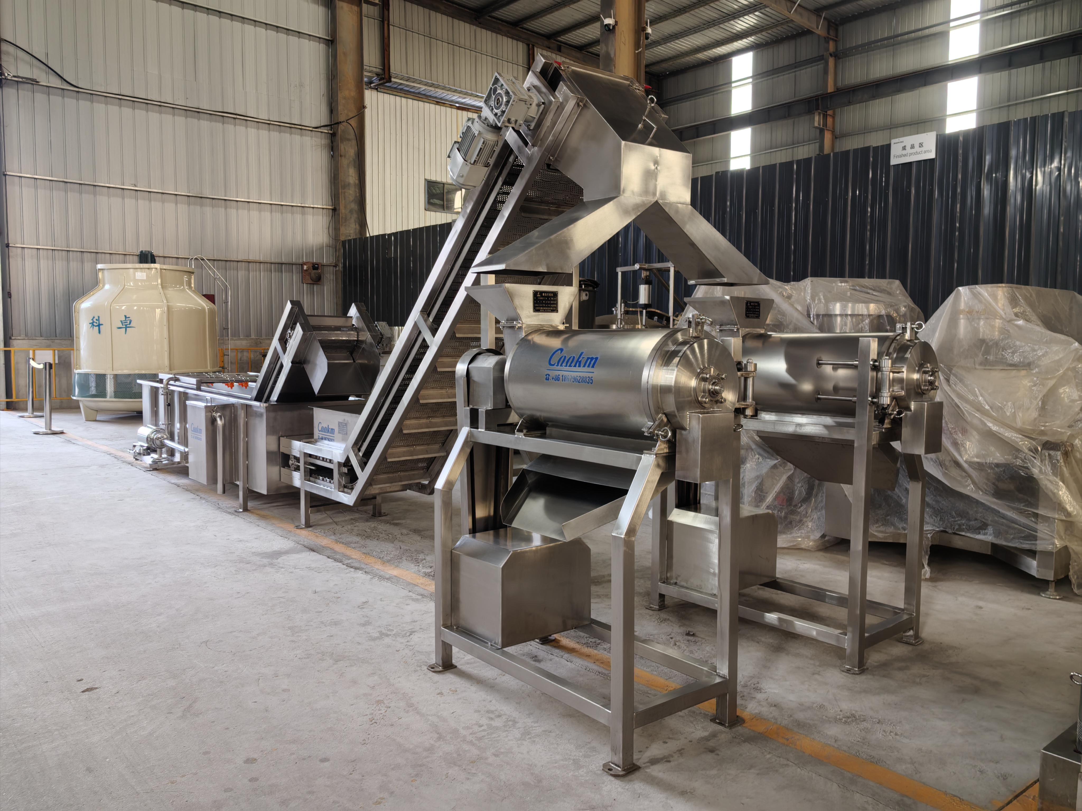 Tomato sauce production line